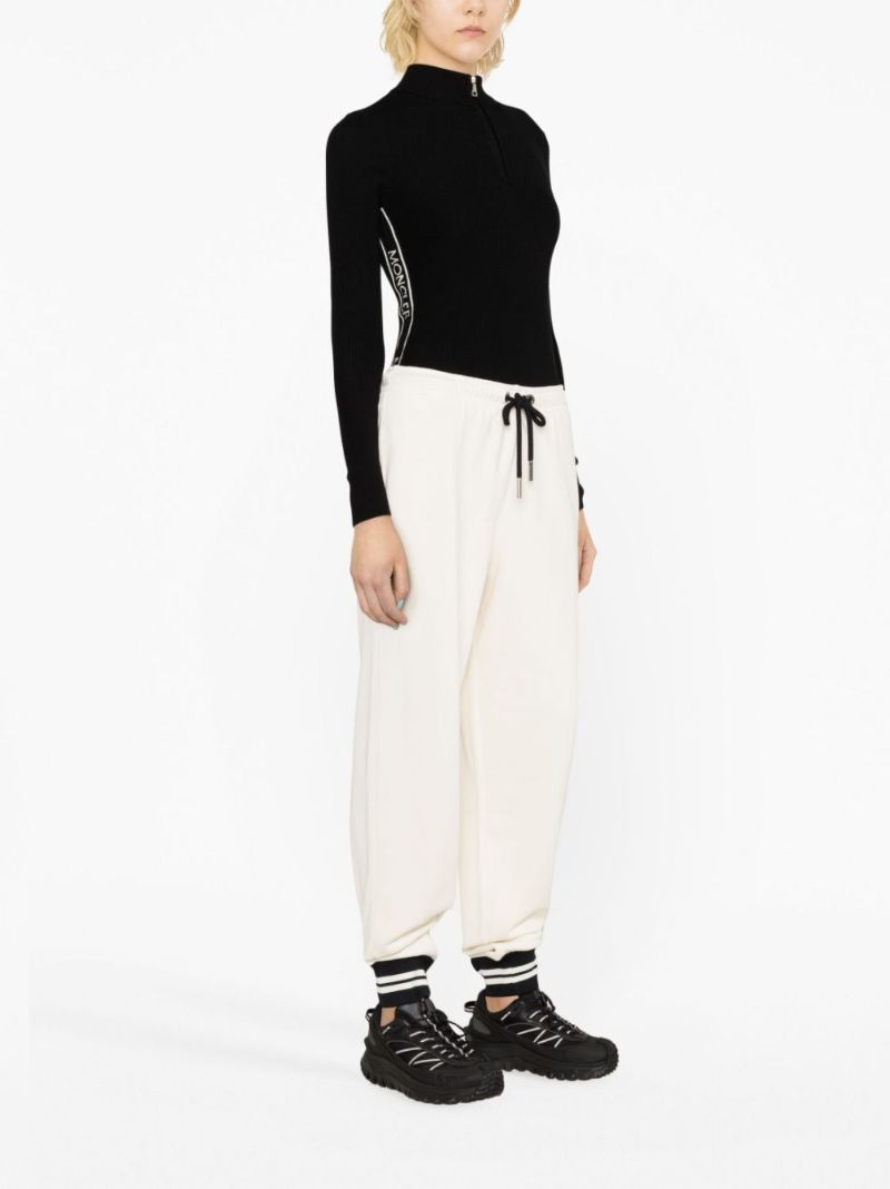 Neutral Cotton Track Pants