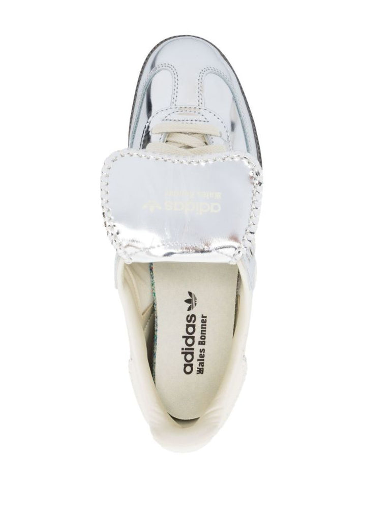 Silver-tone Samba Sneakers