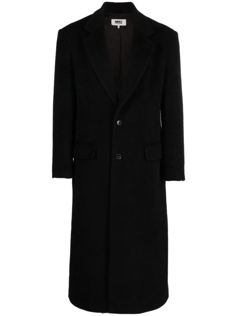 Black Single-breasted Coat