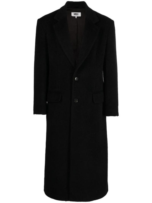 Black Single-breasted Coat