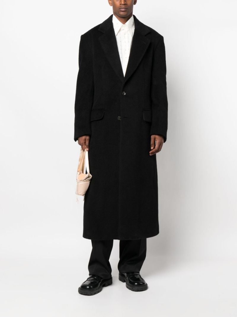 Black Single-breasted Coat