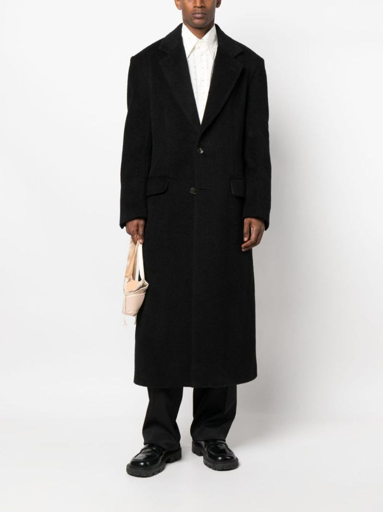 Black Single-breasted Coat