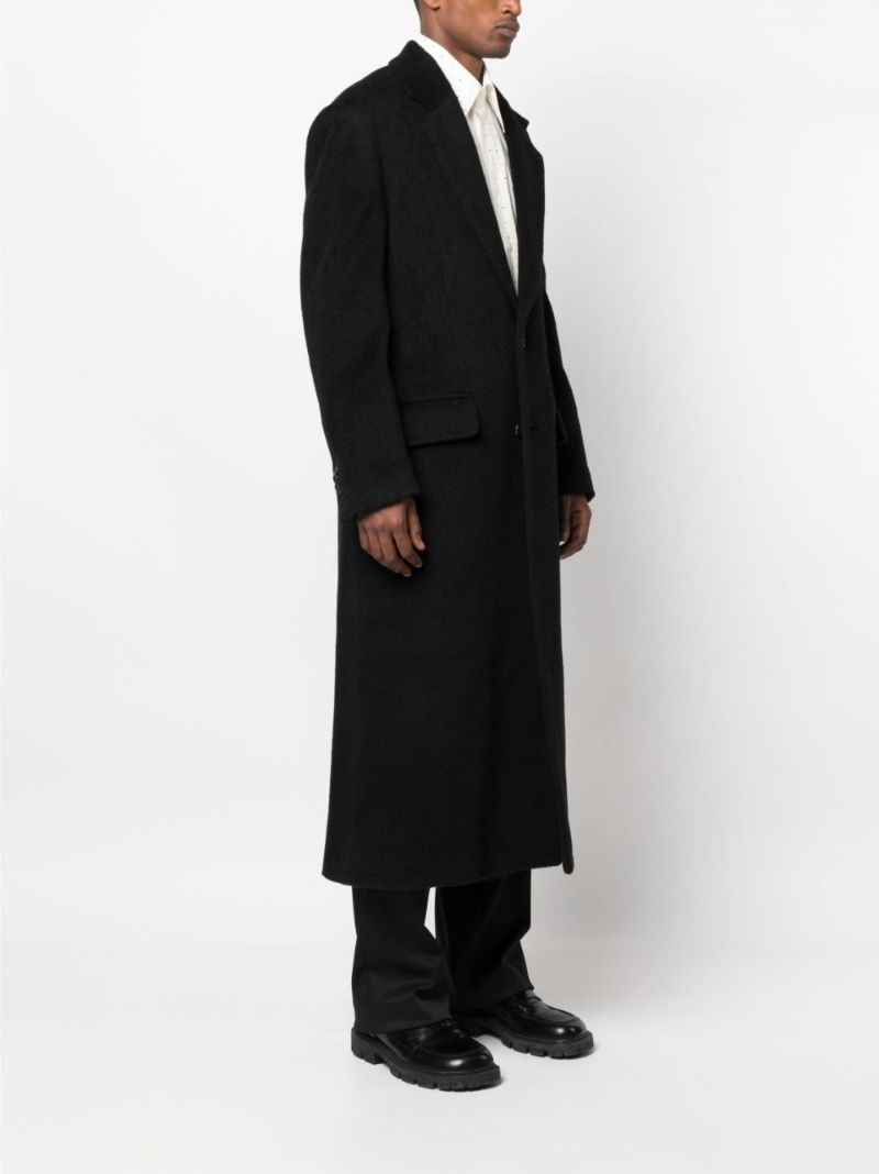 Black Single-breasted Coat