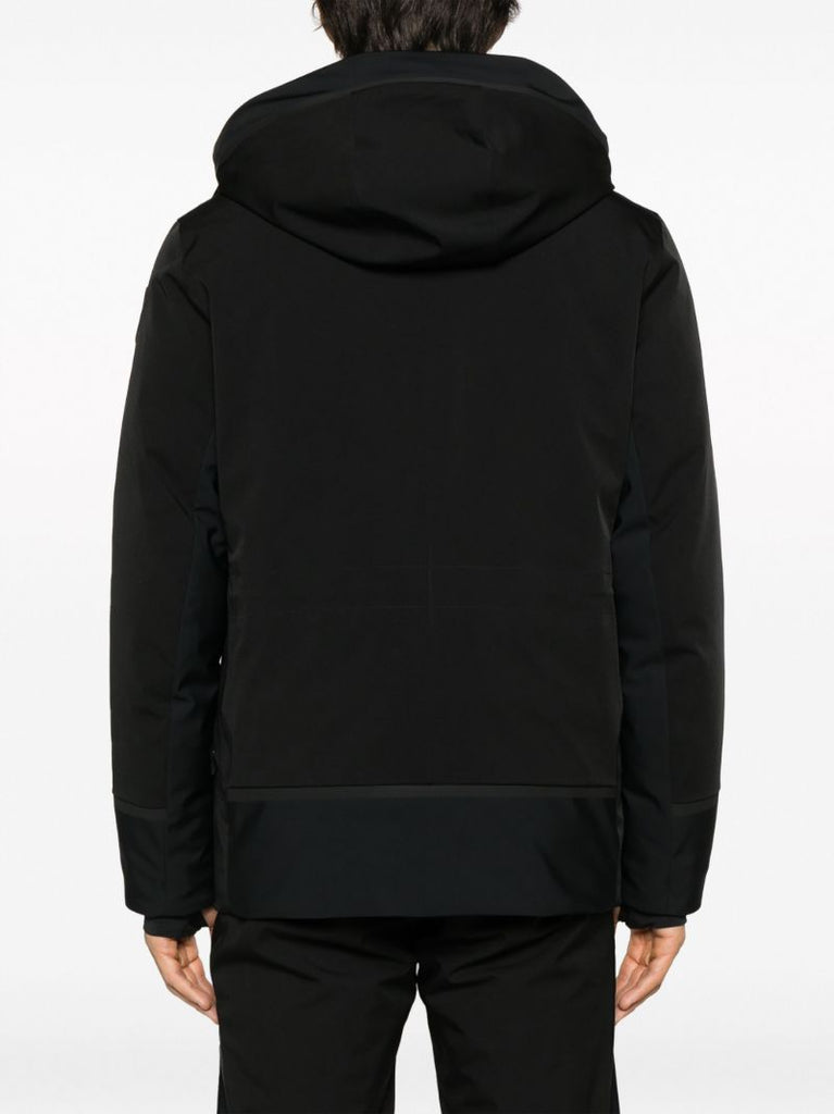 Black Lyor Hooded Ski Coat