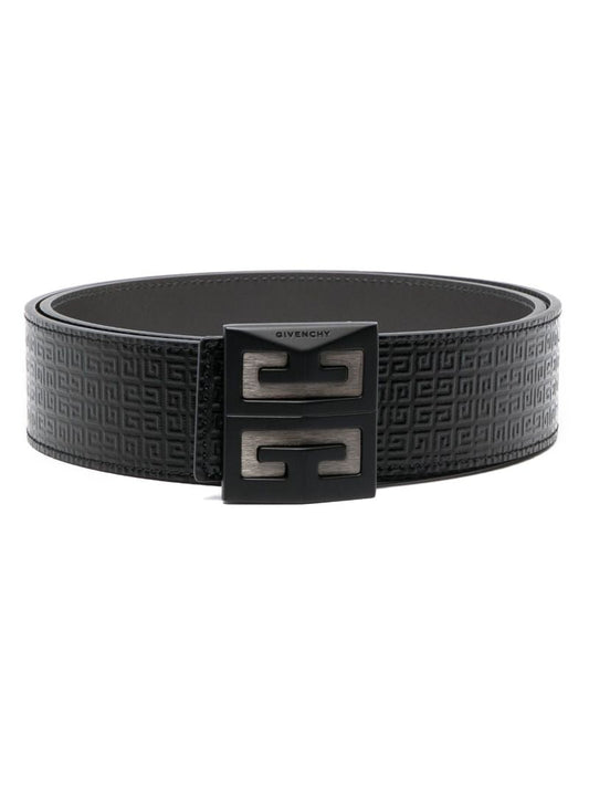 Black 4g Reversible Leather Belt
