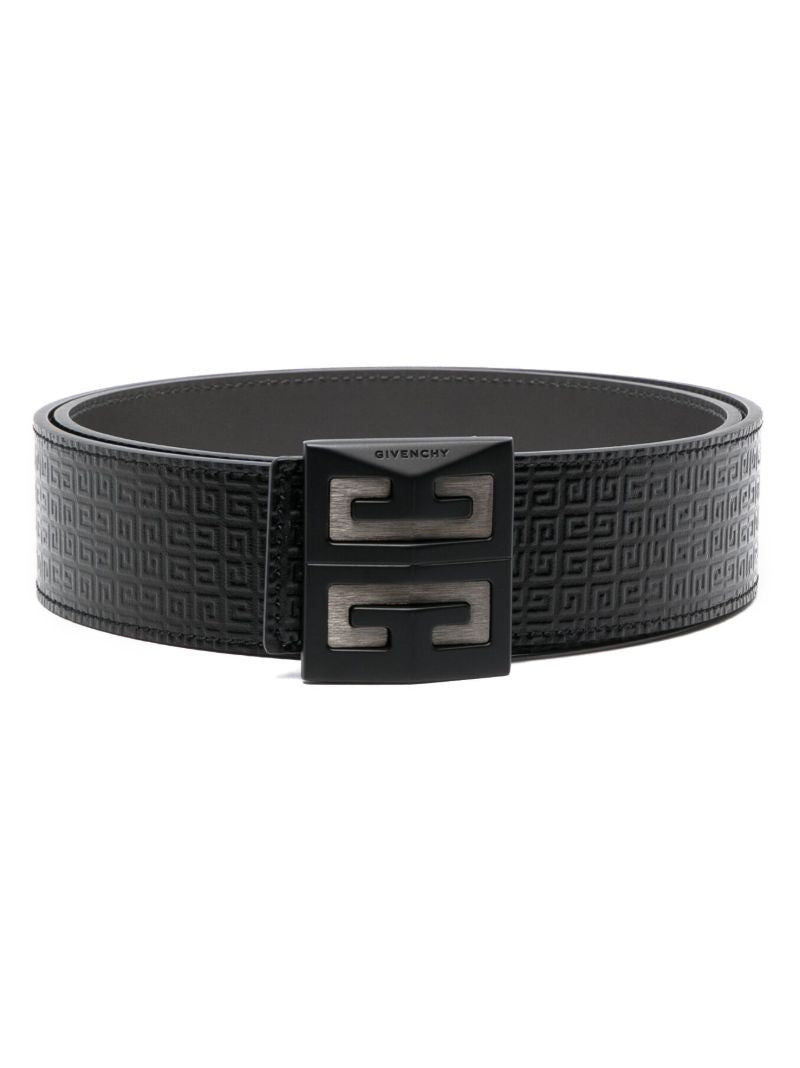Black 4g Reversible Leather Belt