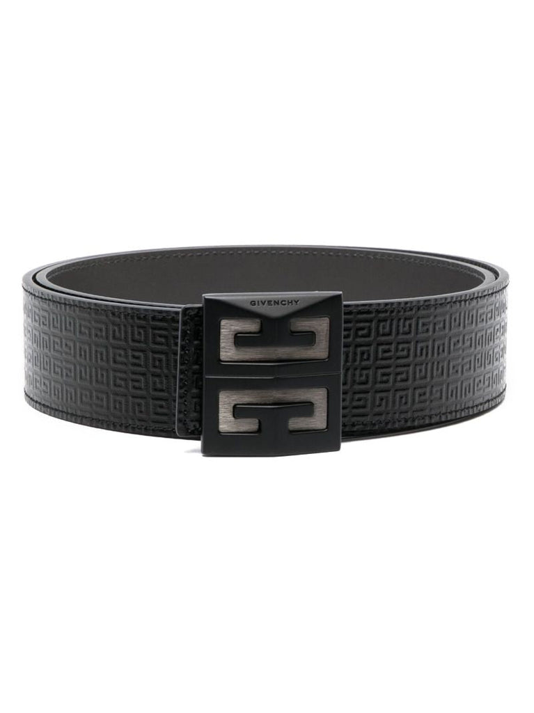 Black 4g Reversible Leather Belt