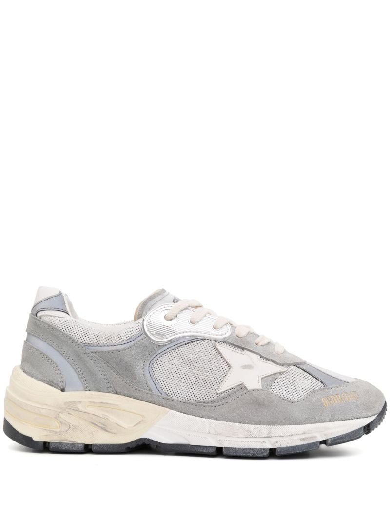 Grey Running Dad Mesh Panelled Sneakers