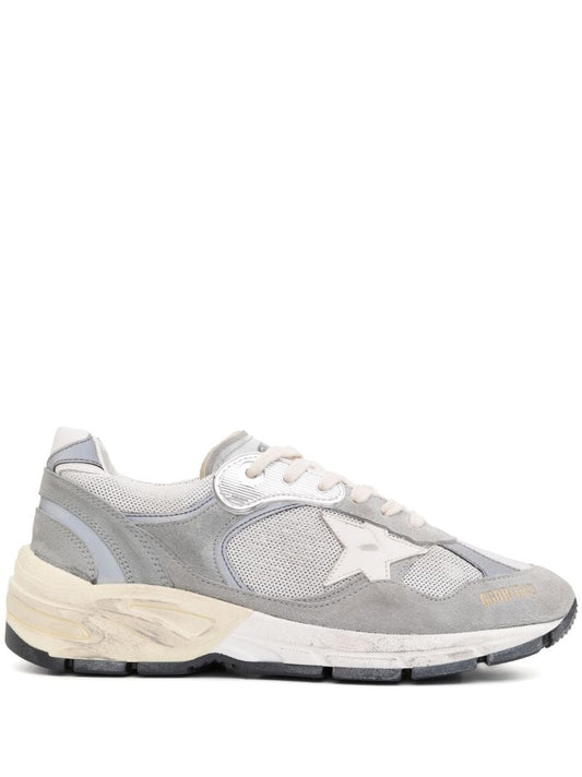 Grey Running Dad Mesh Panelled Sneakers