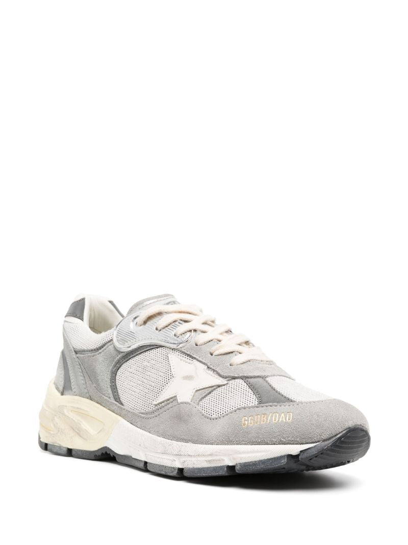 Grey Running Dad Mesh Panelled Sneakers