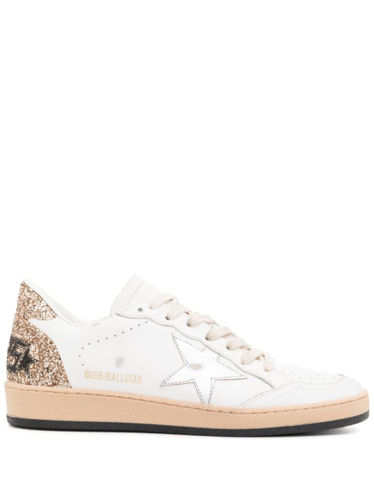 White Ball Star Leather Sneakers