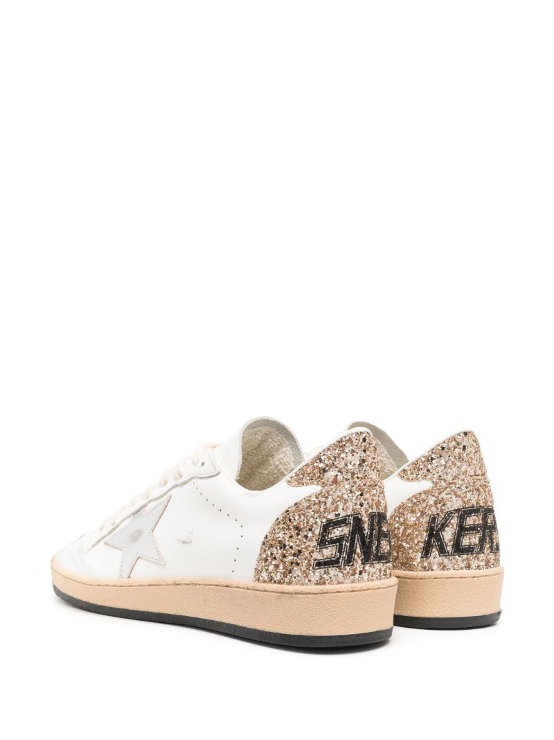 White Ball Star Leather Sneakers