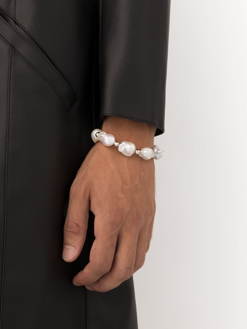 Sterling Silver Pearl Bracelet