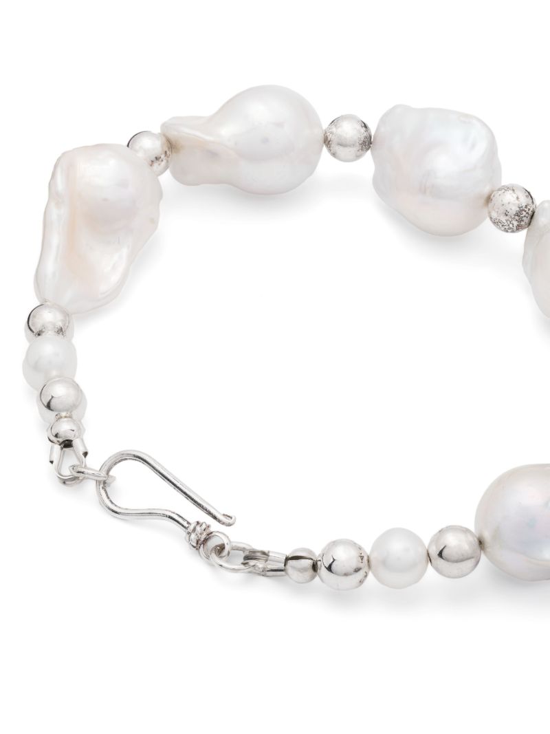 Sterling Silver Pearl Bracelet