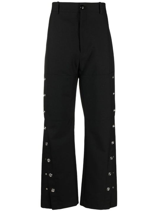 Black Carisbrooke Wide-leg Trousers