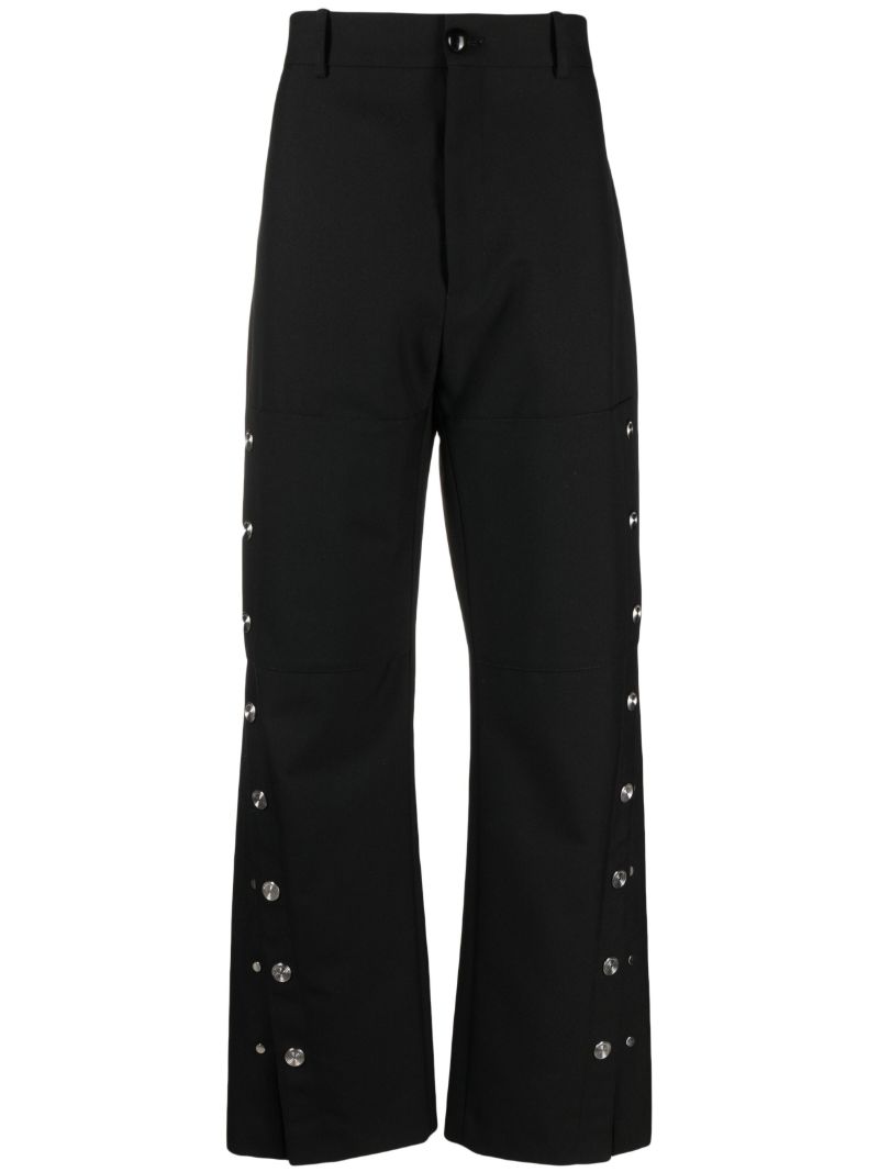 Black Carisbrooke Wide-leg Trousers