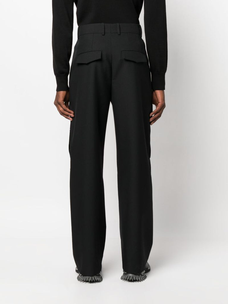 Black Carisbrooke Wide-leg Trousers