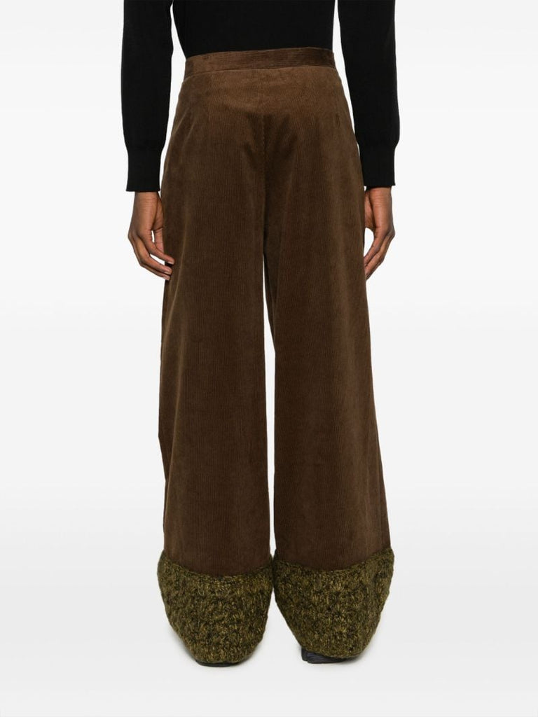 Brown Umfraville Corduroy Wide-leg Trousers