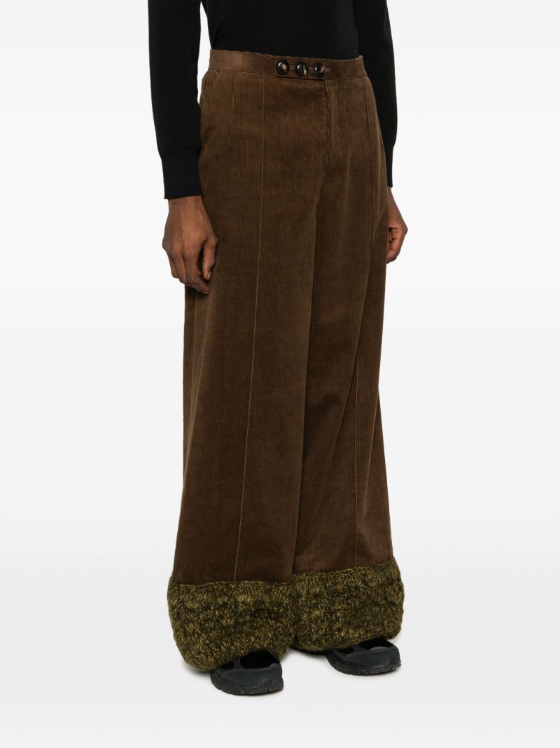 Brown Umfraville Corduroy Wide-leg Trousers