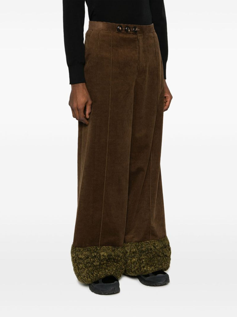 Brown Umfraville Corduroy Wide-leg Trousers