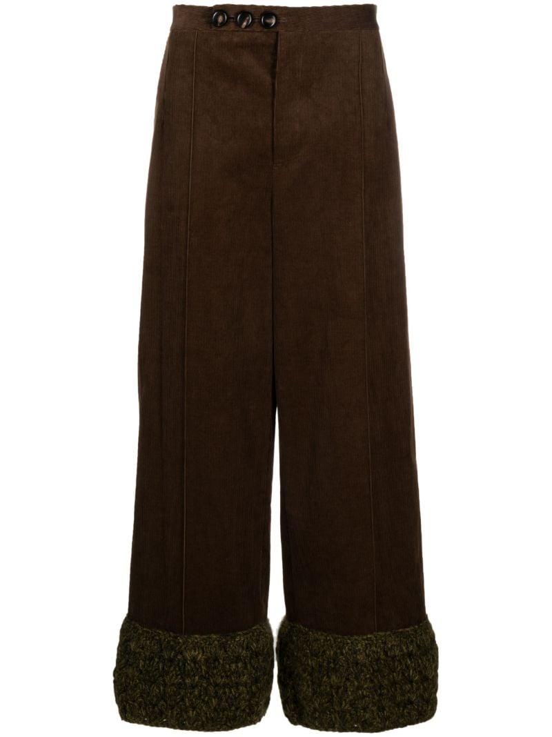 Brown Umfraville Corduroy Wide-leg Trousers