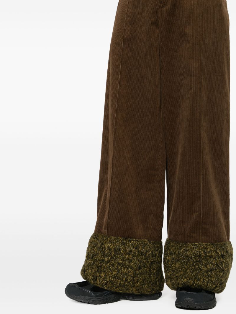 Brown Umfraville Corduroy Wide-leg Trousers