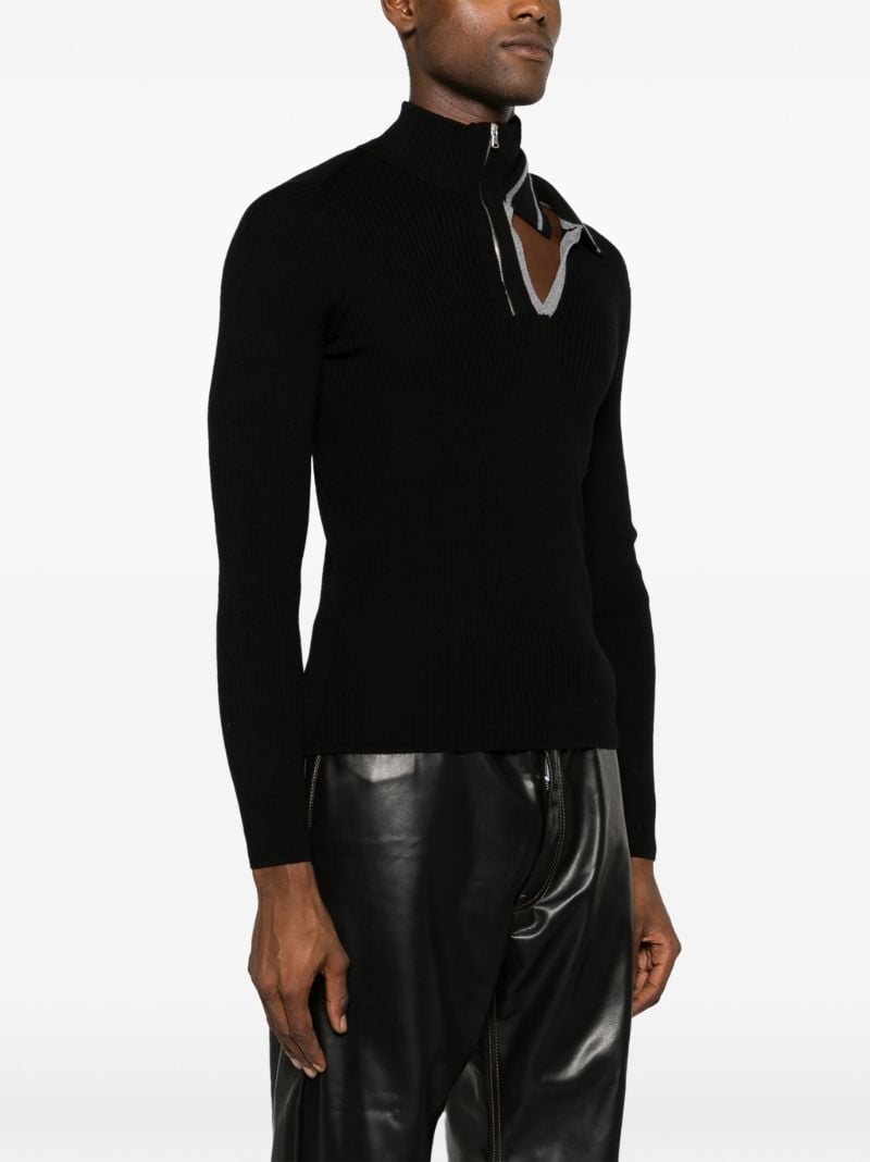 Black Merino-wool Sweater
