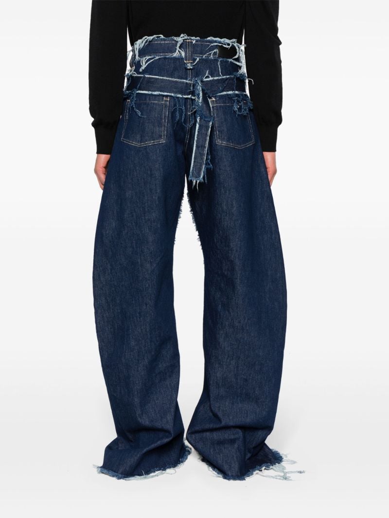 Blue Ess Wide-leg Jeans