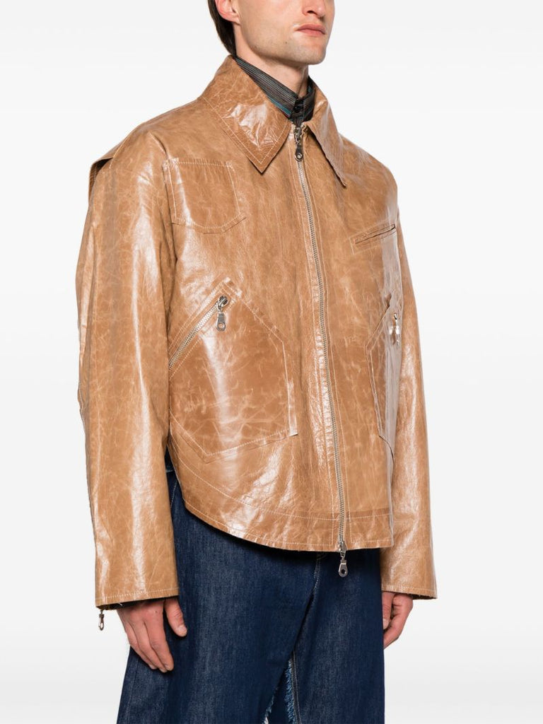Brown Rider Leather Jacket