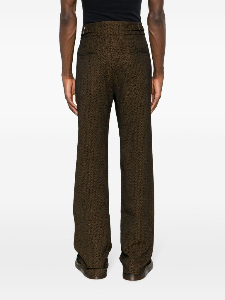 Brown Black Prince Trousers
