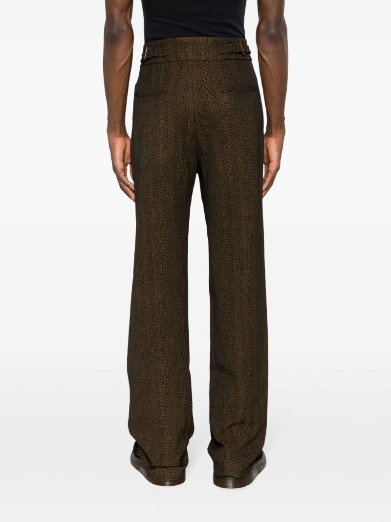 Brown Black Prince Trousers