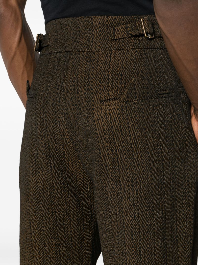 Brown Black Prince Trousers