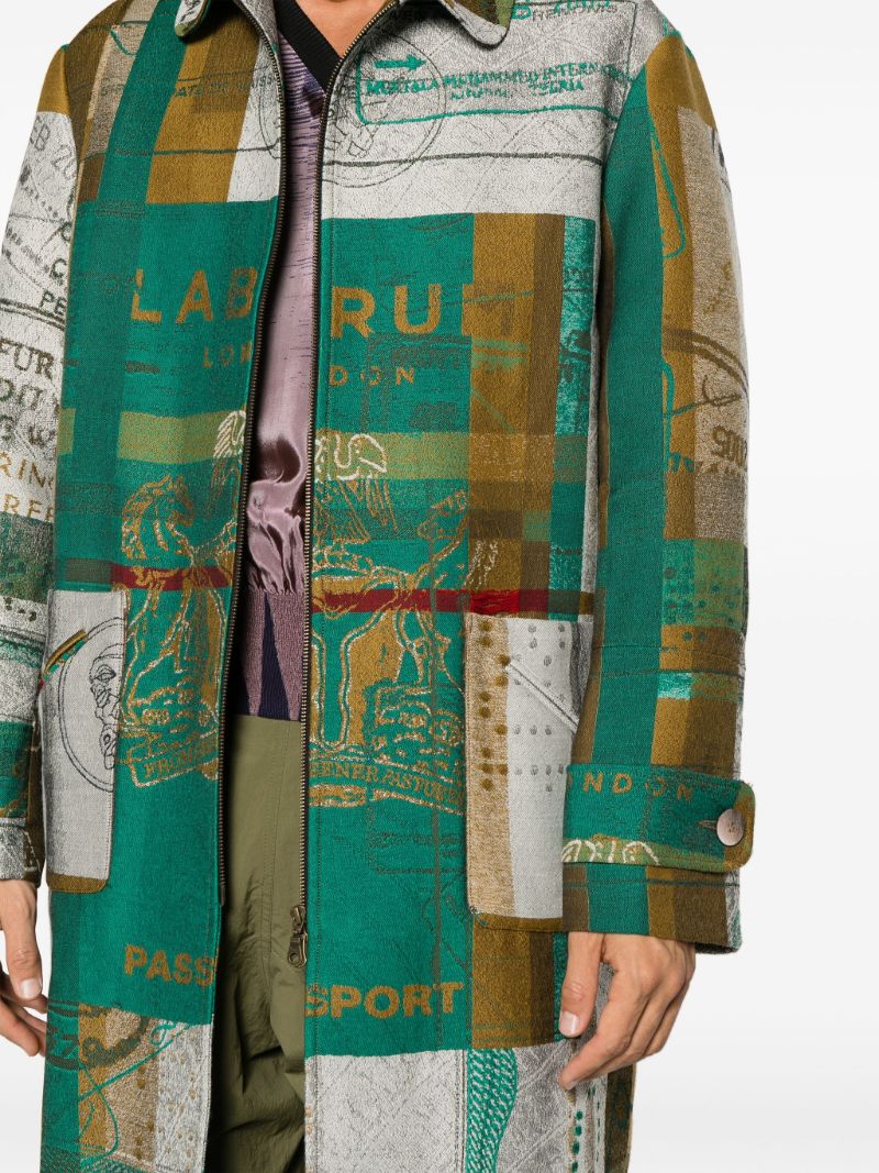 Green Maya Angelou Passport Coat