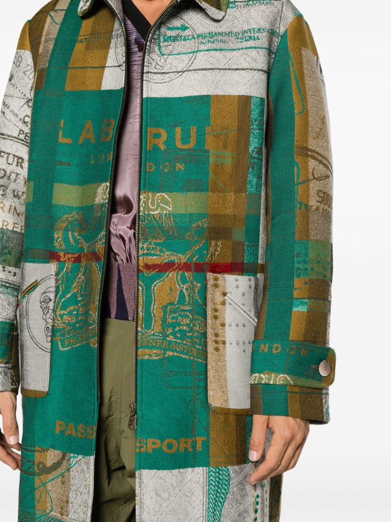 Green Maya Angelou Passport Coat