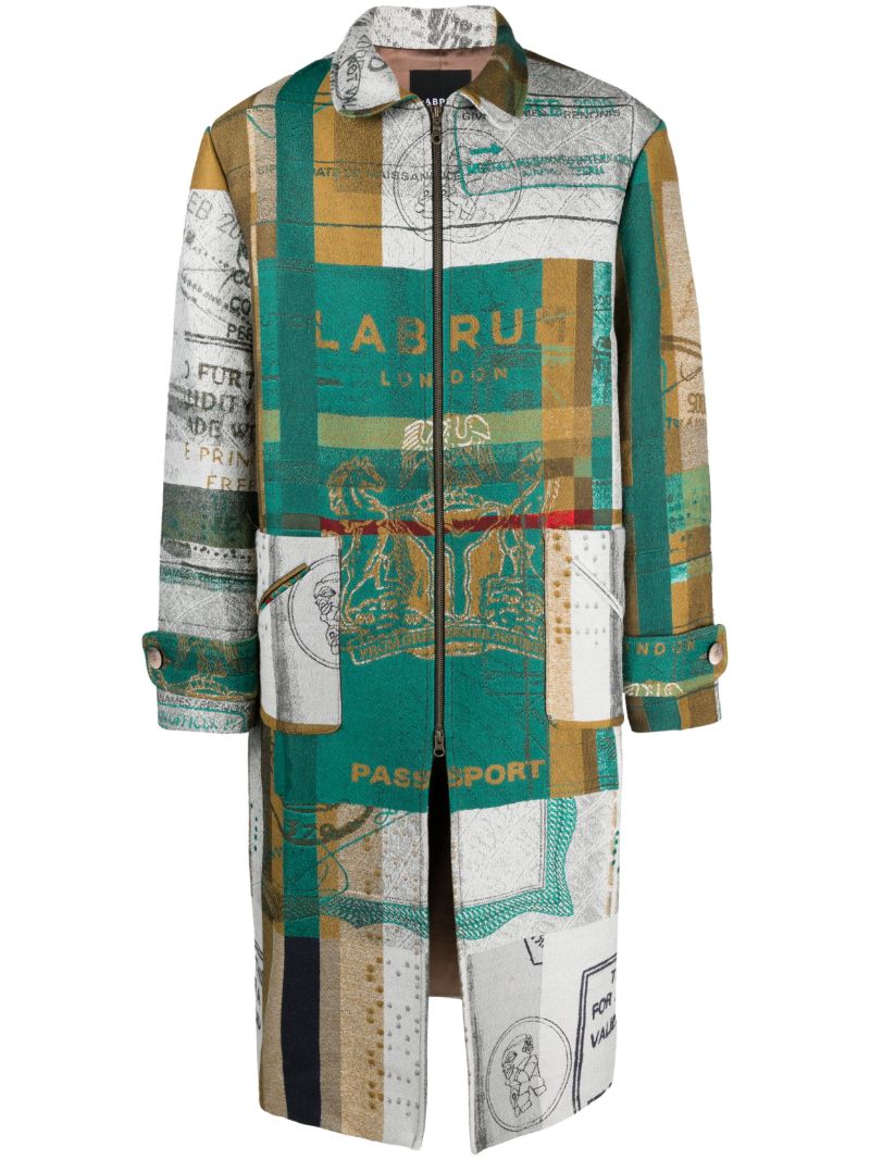 Green Maya Angelou Passport Coat