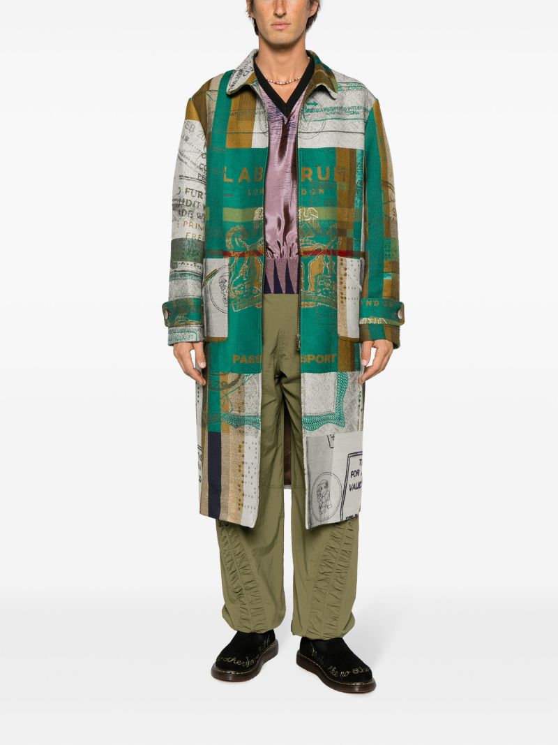 Green Maya Angelou Passport Coat