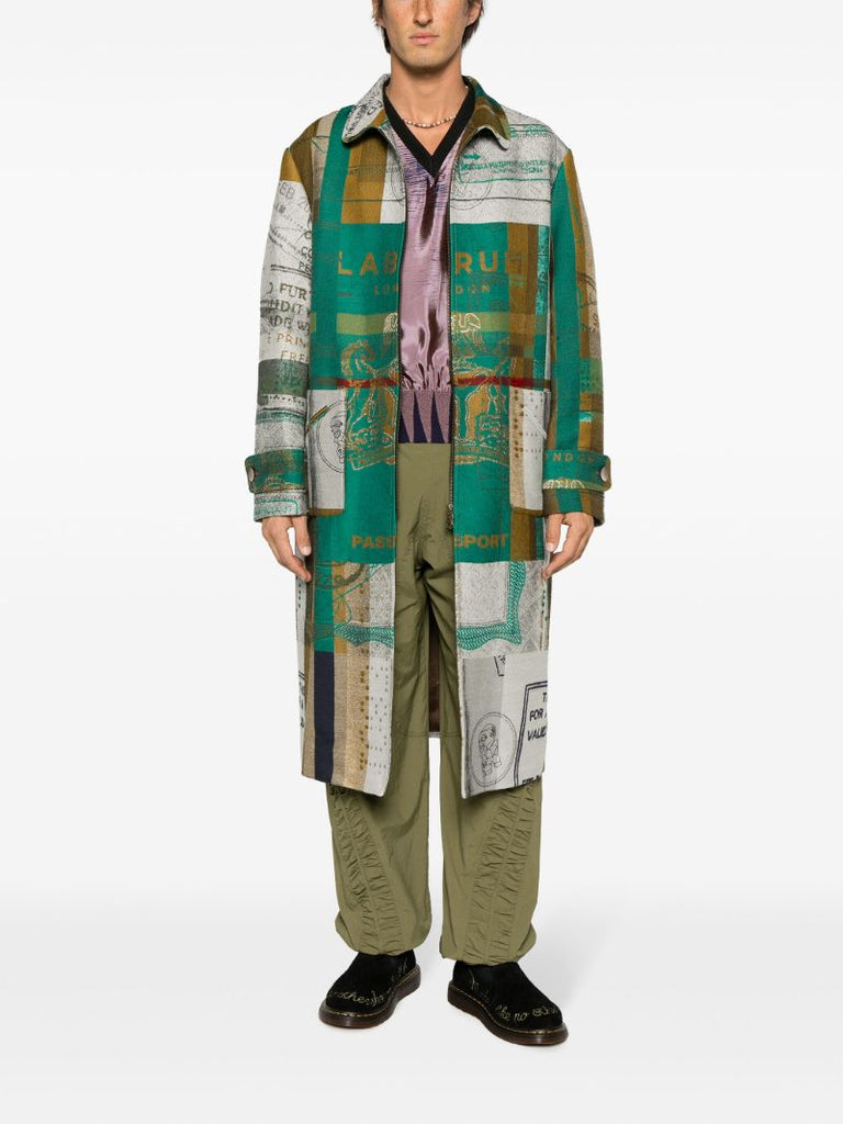 Green Maya Angelou Passport Coat