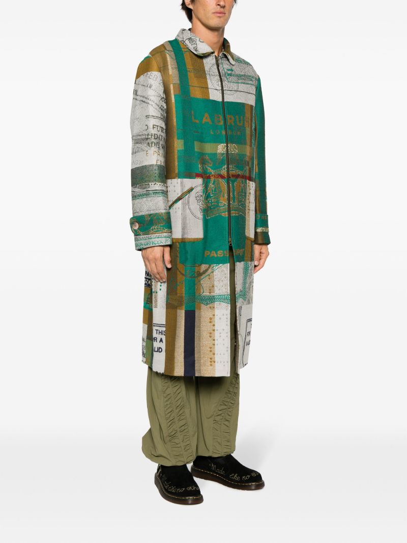 Green Maya Angelou Passport Coat
