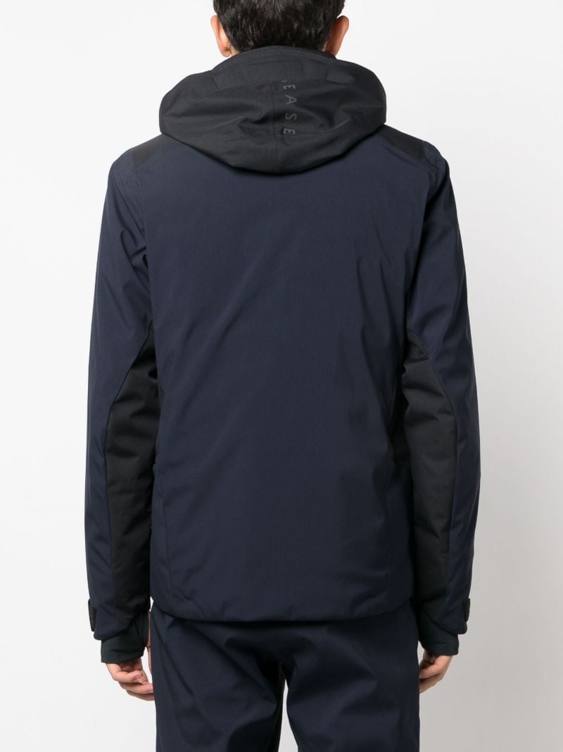 Blue Trace Hooded Ski Jacket