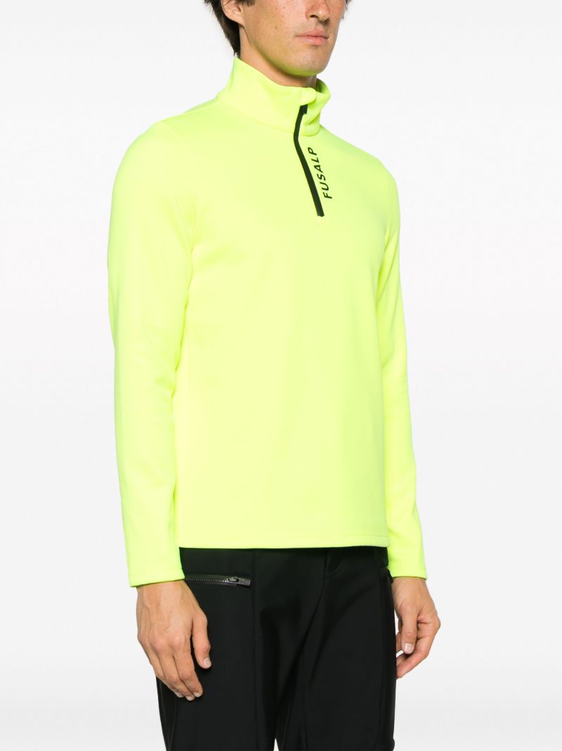 Green Timothy Half-zip T-shirt