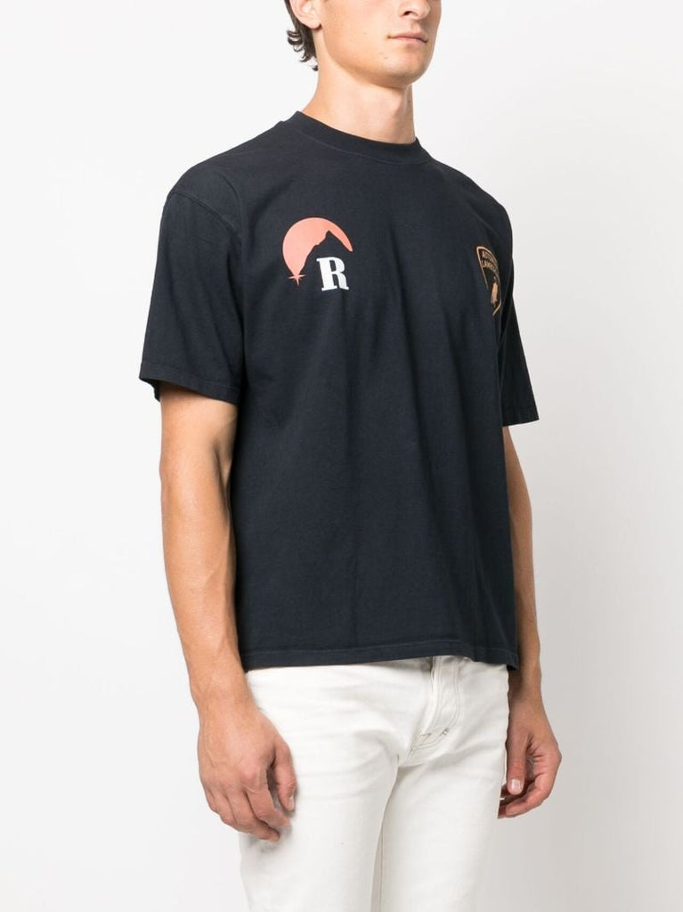 X Lamborghini Black Moonlight Cotton T-shirt