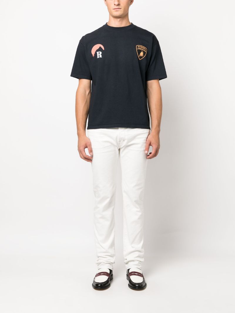 X Lamborghini Black Moonlight Cotton T-shirt