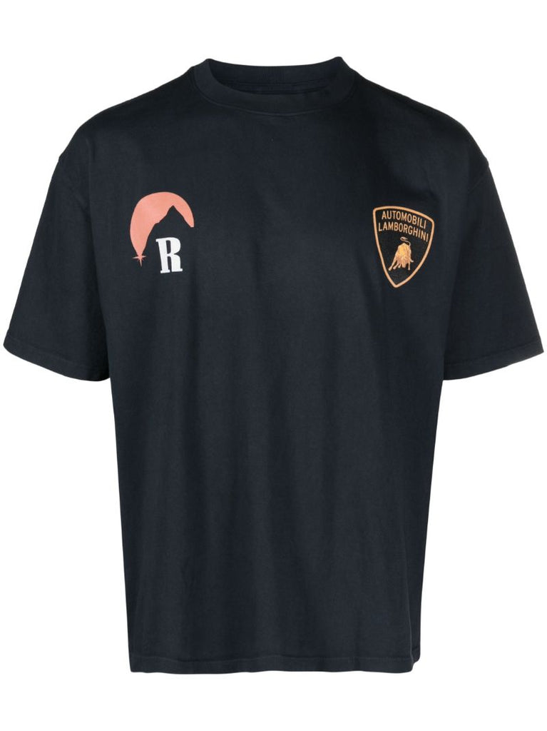 X Lamborghini Black Moonlight Cotton T-shirt