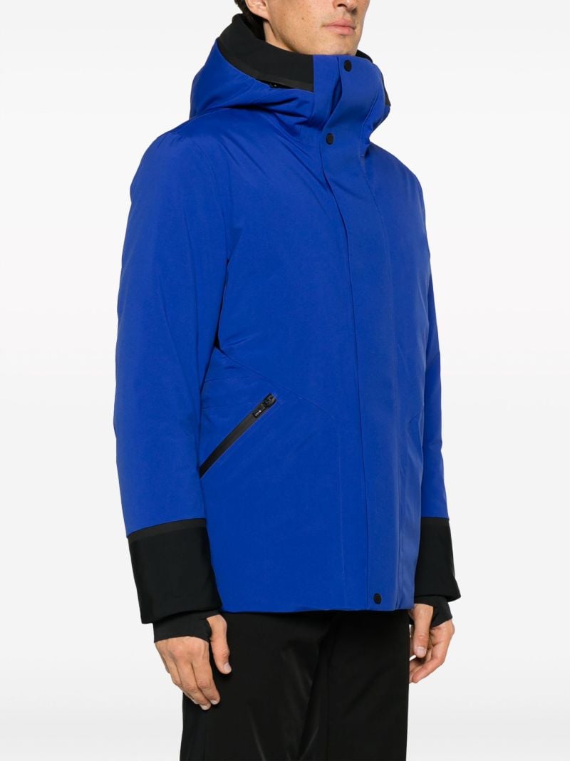 Blue Lyor Hooded Ski Coat