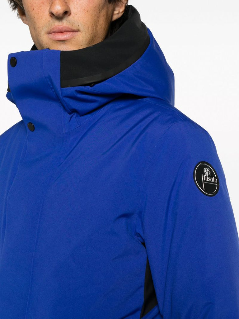 Blue Lyor Hooded Ski Coat
