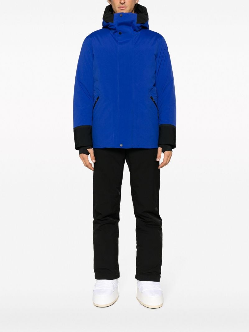 Blue Lyor Hooded Ski Coat