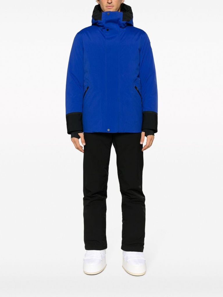 Blue Lyor Hooded Ski Coat