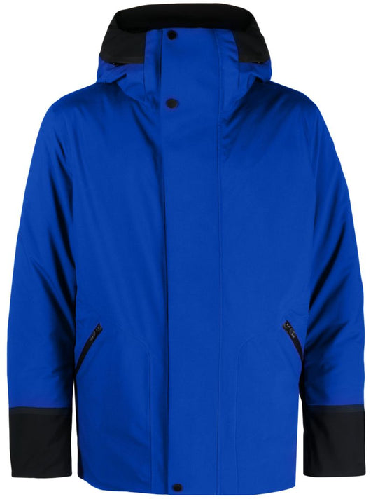 Blue Lyor Hooded Ski Coat