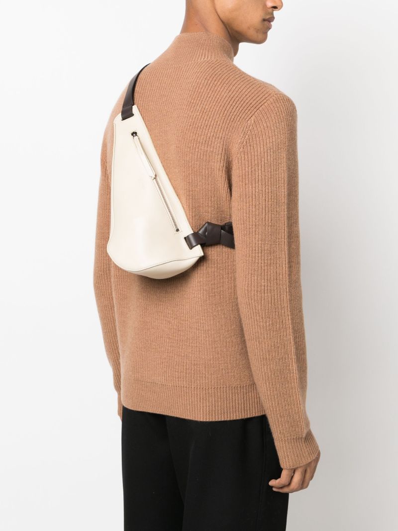 Neutral Leather Belt Bag