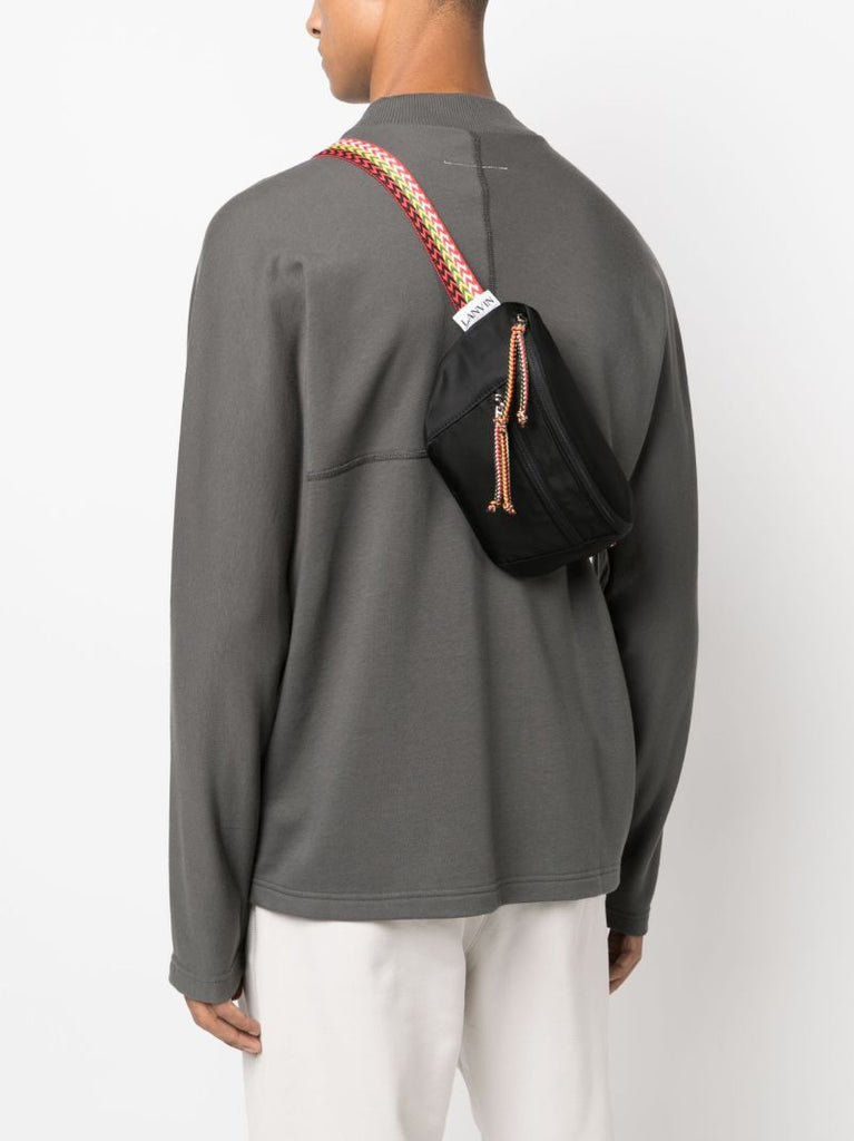 Black Small Curve Belt Bag